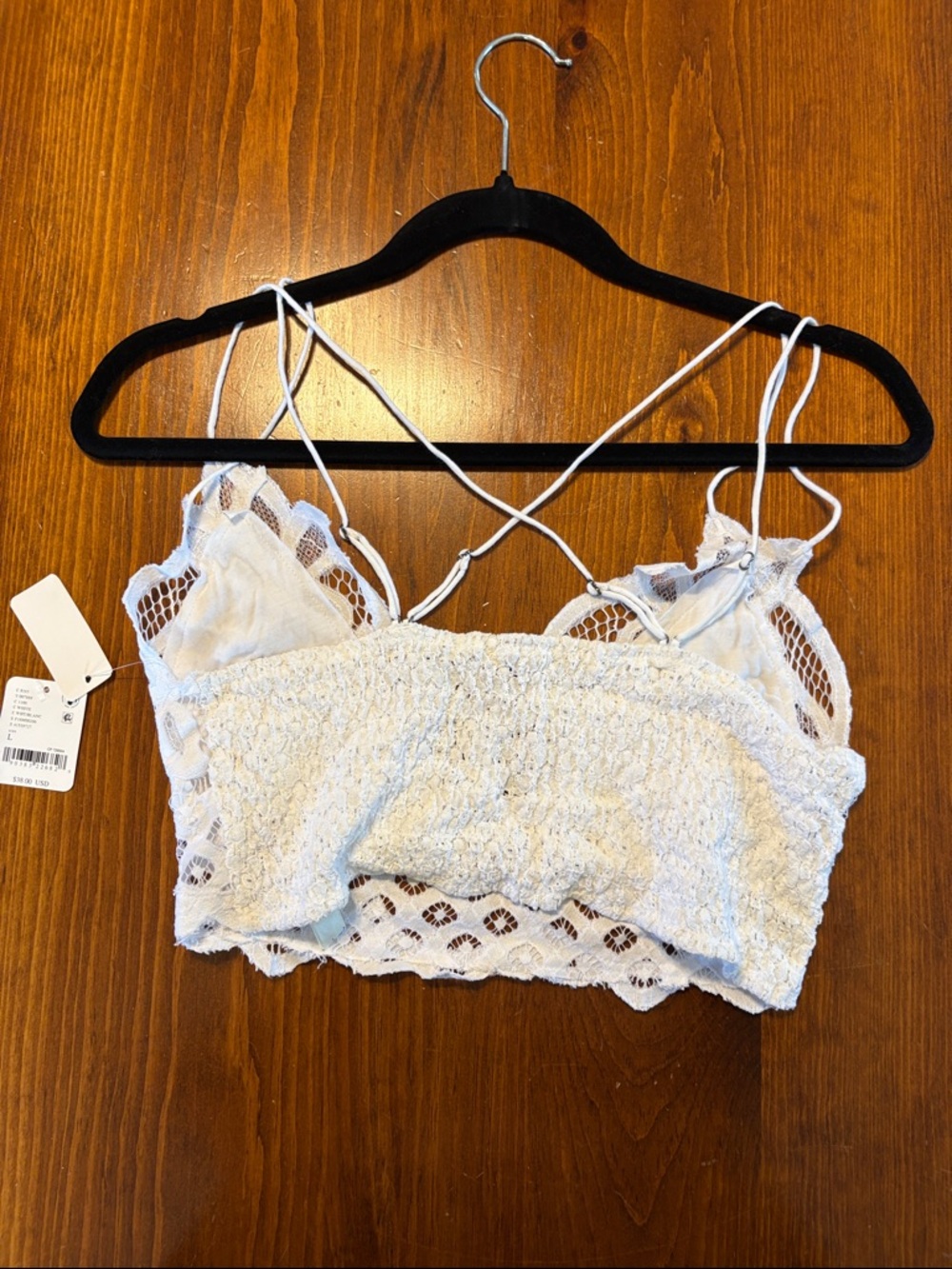 Free People White Lace Bralette Crop Top - Picture 4 of 4